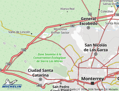 Mappa MICHELIN Privadas de Lincoln - ViaMichelin