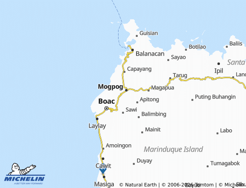 Mappa MICHELIN Anapog-Sibucao - ViaMichelin