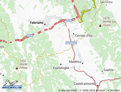 MICHELIN Collamato map - ViaMichelin