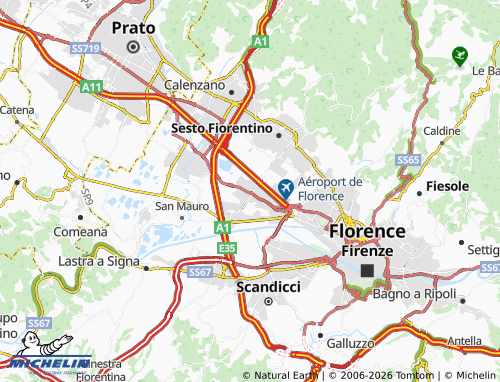MICHELIN Osmannoro map - ViaMichelin