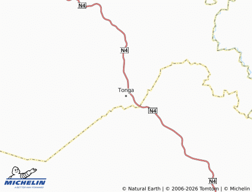 MICHELIN Tonga map - ViaMichelin
