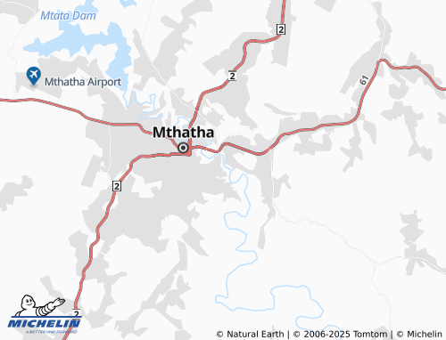 Kaart MICHELIN Mdlekeza - ViaMichelin
