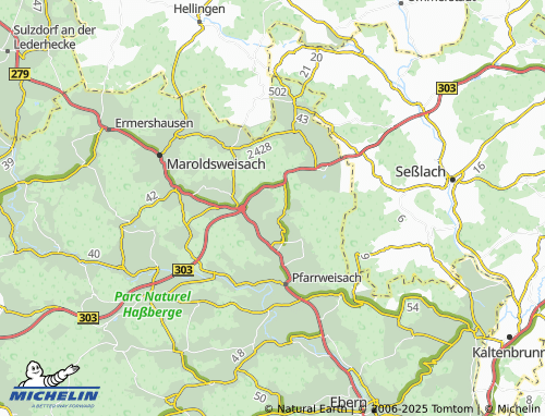MICHELIN Breitenbach map - ViaMichelin
