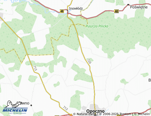 MICHELIN Kraśnica map - ViaMichelin