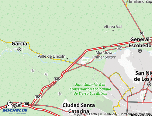 MICHELIN San José map - ViaMichelin