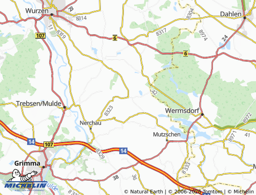 MICHELIN Fremdiswalde map - ViaMichelin