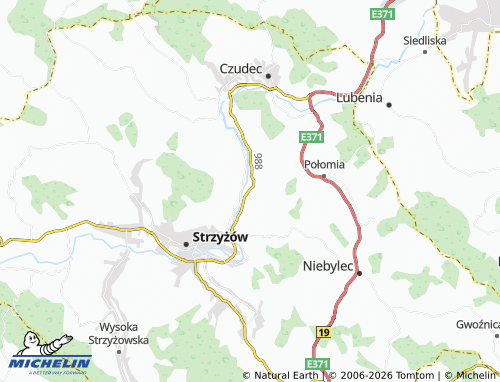 MICHELIN Glinik Charzewski map - ViaMichelin
