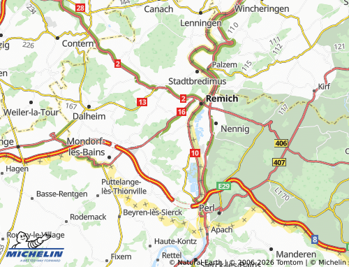MICHELIN Wellenstein map - ViaMichelin