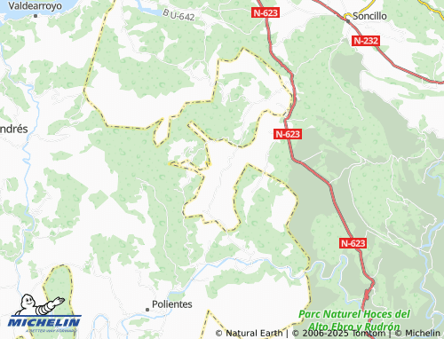 MICHELIN Villamediana de Lomas map - ViaMichelin