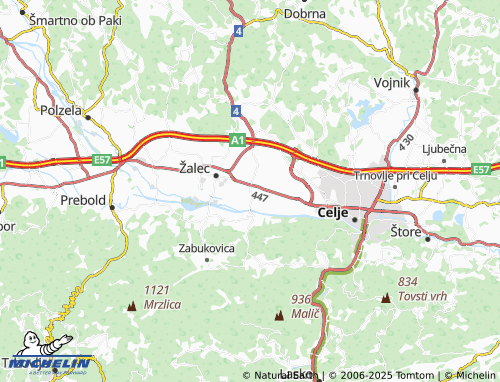 MICHELIN Petrovče map - ViaMichelin