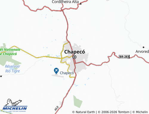 Mapa MICHELIN Chapecó - ViaMichelin