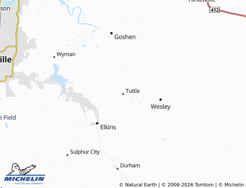 Mapa MICHELIN Tuttle - ViaMichelin