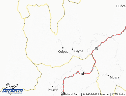 MICHELIN Colpas map - ViaMichelin