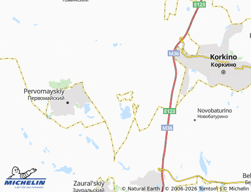 MICHELIN-Landkarte Shumaki - ViaMichelin
