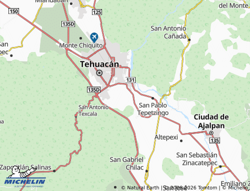 MICHELIN Rancho Las Flores 11 map - ViaMichelin