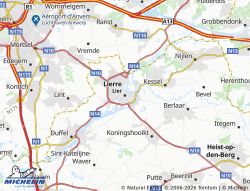 Mappa MICHELIN Lier - ViaMichelin