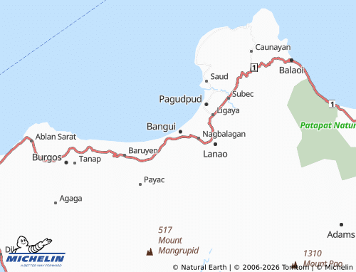 MICHELIN Abaca map - ViaMichelin