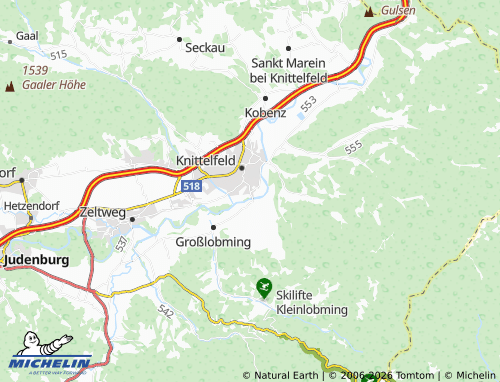 MICHELIN-Landkarte Landschach - ViaMichelin
