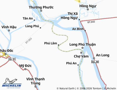 Carte MICHELIN Phú Lâm - ViaMichelin
