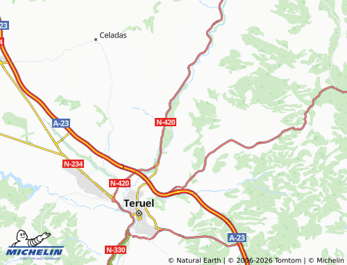Kaart MICHELIN Tortajada - ViaMichelin