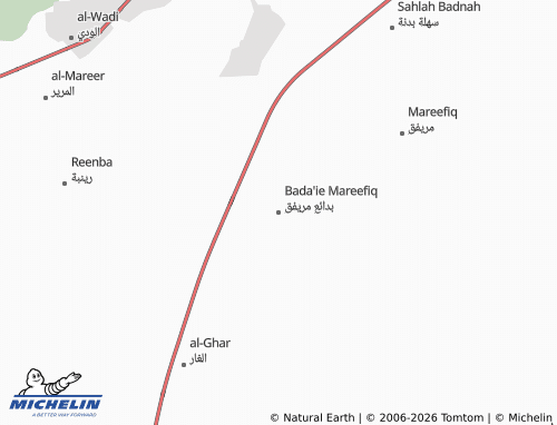 MICHELIN-Landkarte Bada'ie Mareefiq - ViaMichelin
