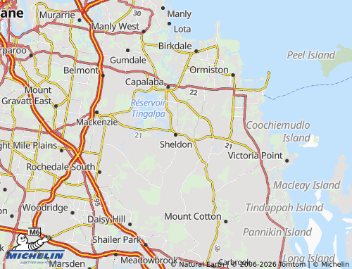 Mapa MICHELIN Sheldon - ViaMichelin