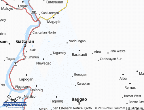 MICHELIN Bangatan Ngagan map - ViaMichelin