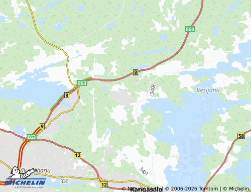 MICHELIN-Landkarte Ruutana - ViaMichelin