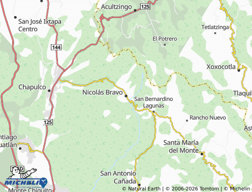 Mapa MICHELIN Nicolás Bravo - ViaMichelin