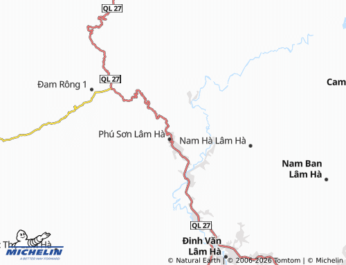 Mapa MICHELIN Phú Sơn - ViaMichelin
