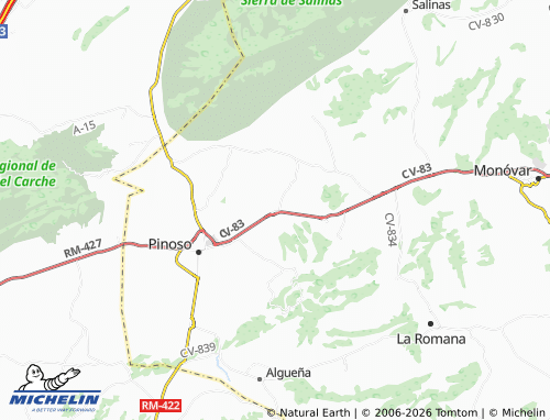 Mappa MICHELIN Culebrón - ViaMichelin