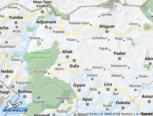 MICHELIN Aswa map - ViaMichelin