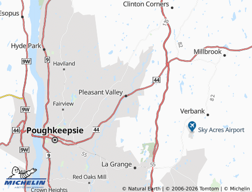 Mapa MICHELIN Pleasant Valley - ViaMichelin