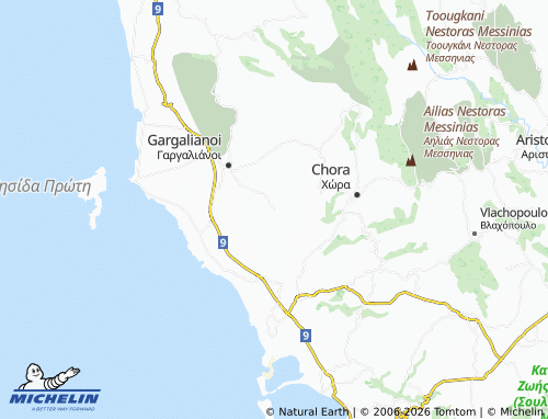 MICHELIN Lefki map - ViaMichelin