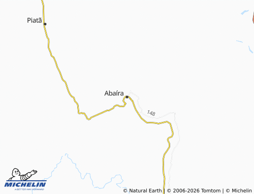 Mapa MICHELIN Abaíra - ViaMichelin