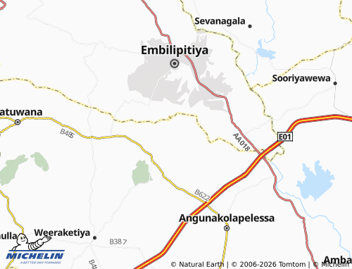 Mapa MICHELIN Rathmalwala - ViaMichelin