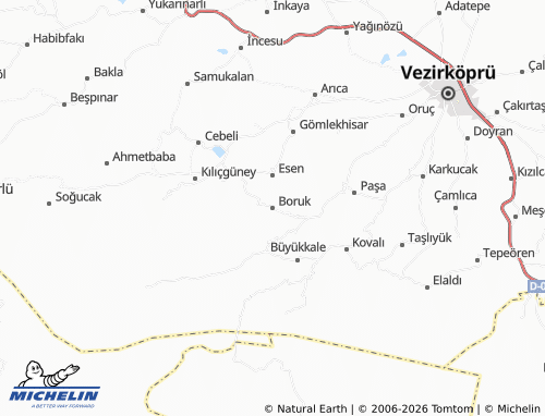 MICHELIN Boruk map - ViaMichelin