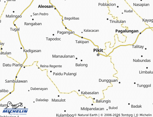 MICHELIN Manaulanan map - ViaMichelin