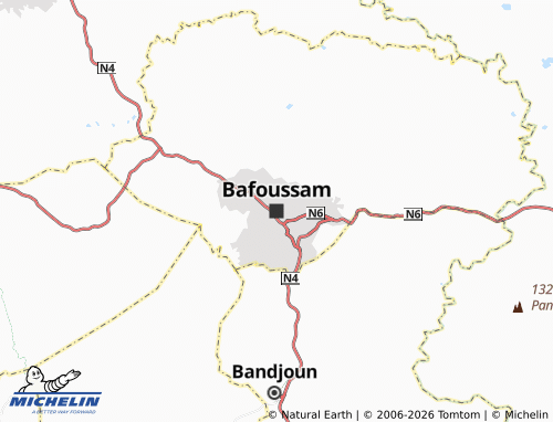 Mapa MICHELIN Bafoussam - ViaMichelin