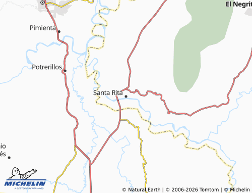 MICHELIN-Landkarte Santa Rita - ViaMichelin