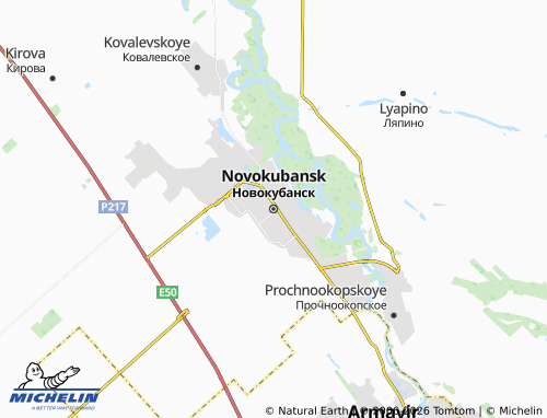 MICHELIN Novokubansk map - ViaMichelin