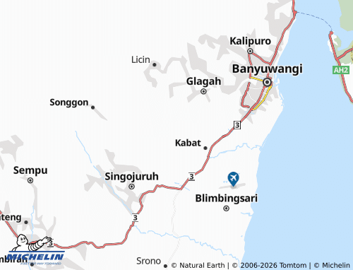 MICHELIN Macan Putih map - ViaMichelin