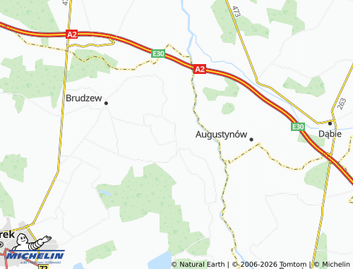 MICHELIN Koźmin map - ViaMichelin