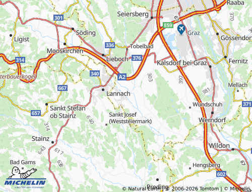 MICHELIN Muttendorf map - ViaMichelin