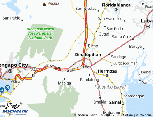 MICHELIN New San Jose map - ViaMichelin
