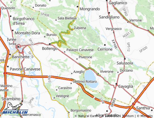 Kaart MICHELIN Piverone - ViaMichelin