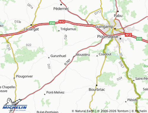 MICHELIN Moustéru map - ViaMichelin