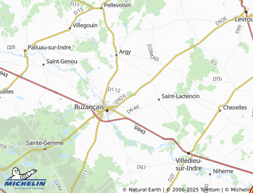 MICHELIN Heurtebise map - ViaMichelin