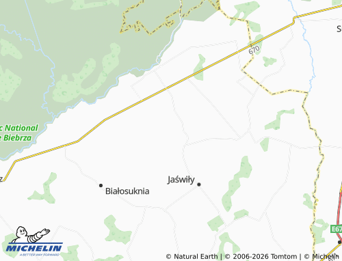MICHELIN Moniuszki map - ViaMichelin