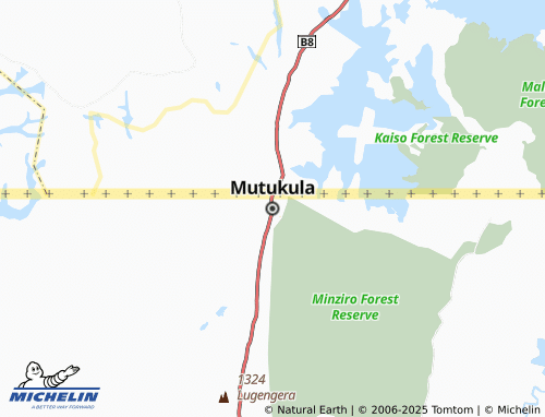 MICHELIN Mutukula map - ViaMichelin